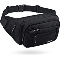 Los mejores  - FREETOO [Riñonera de Marcha] Riñonera Casual Bumbag Multifuncional con 5 Bolsillos con Cremallera para móvil para Viaje…